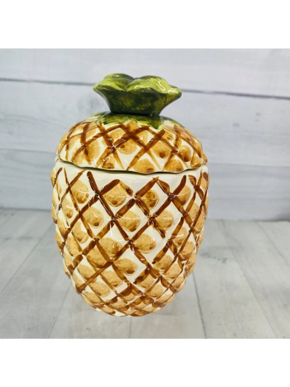 Alco PINEAPPLE Shape Ceramic Rubber Sealed Lidded  6